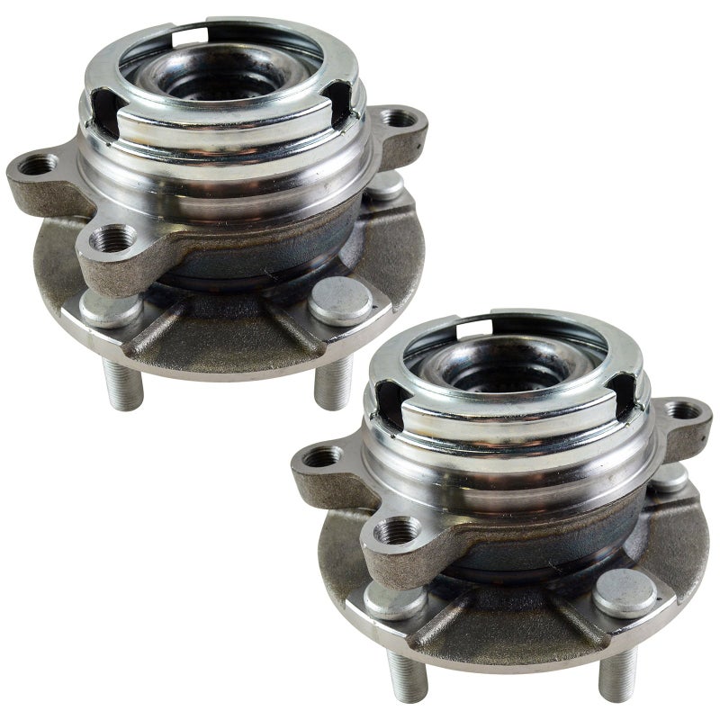 TRQ Front Left and Right Wheel Bearing and Hub Assembly Set 2 Piece Compatible with 2013 Infiniti JX35 19-21 QX50 14-20 QX60 07-09 Nissan Altima SE 10-12 Altima 13-18 Altima 09-14 Maxima 16-20 Maxima - Image 3